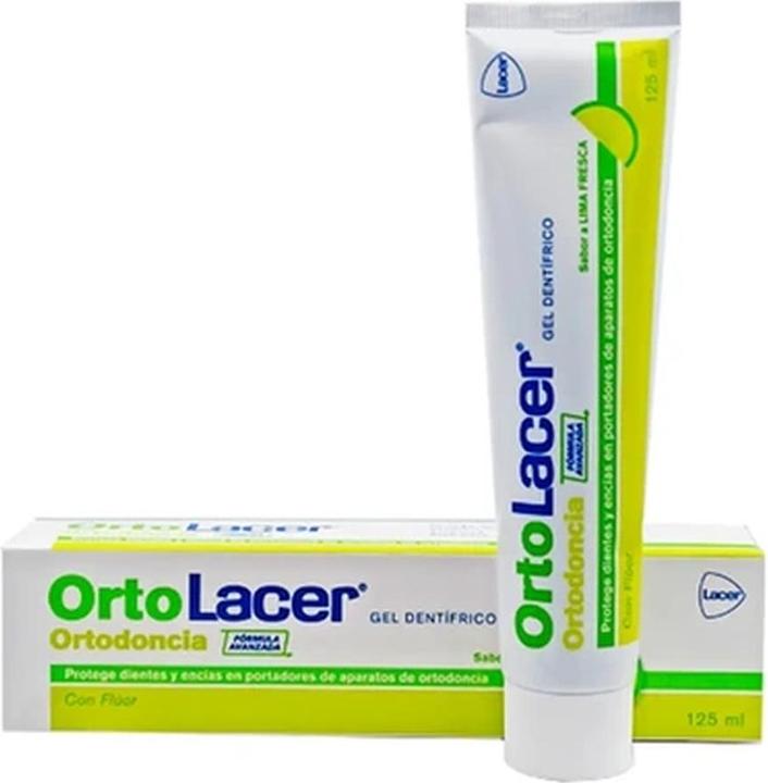 Image du produit Lacer ORTOLACER Gel dentifrice au citron vert 125ml (125 ml)