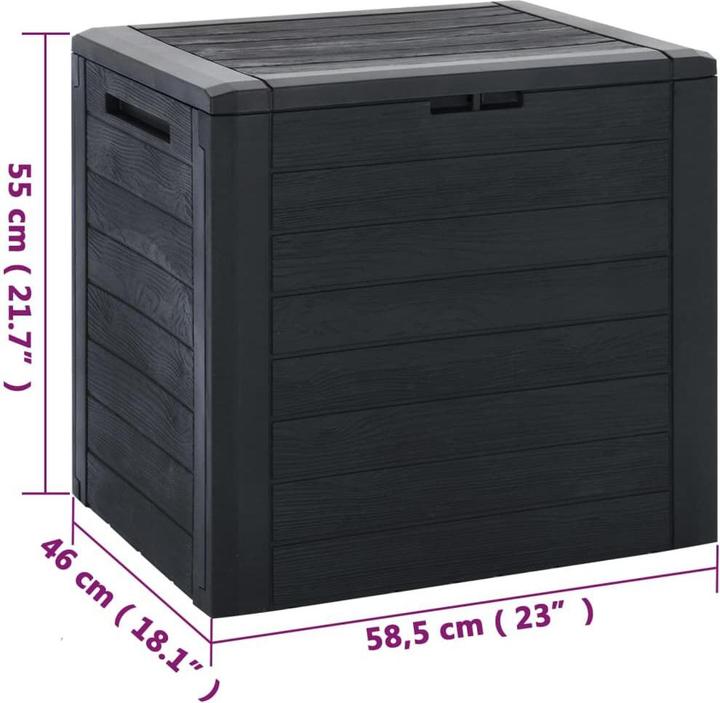 Actual product image vidaXL Aufbewahrungsbox