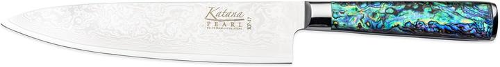 Produktbild Katana Saya Damaststahl-Küchenmesserset mit Abalone-Muster für extreme Schärfe und Haltbarkeit
