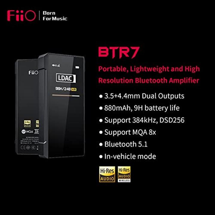 Actual product image FiiO BTR7 (Display, Microphones, USB-DAC, Bluetooth)