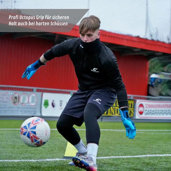 Produktbild Catch & Keep Fussballhandschuhe ViVor Rainy Blue Gr. 10 Torwart Goalie Handschuhe (10)
