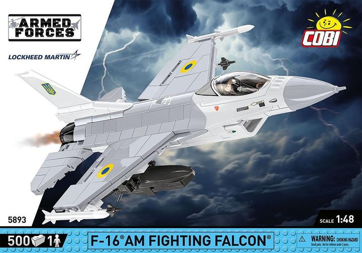 Produktbild Cobi 5893 - 500 PCS ARMED FORCES /5893/ F-16C FIGHTING FALCON (UA)
