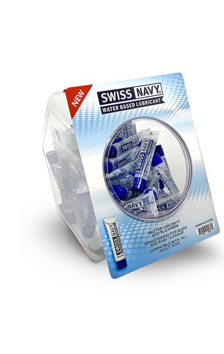 Image du produit Swiss Navy Lubrifiant Premium à base d'eau - 10ml/50pcs Fishbowl (10 ml)