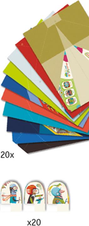 Actual product image Djeco Airplane leaflets book