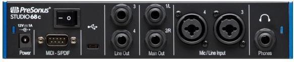 Produktbild PreSonus Audio-Interface Studio 68C USB-C mit Kopfhörer (USB)