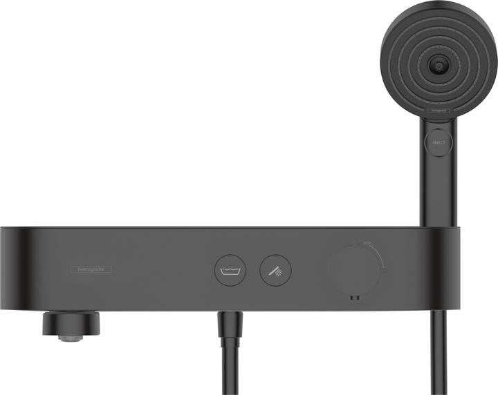 Actual product image hansgrohe HG bath tub therm SHOWERTABLET SELECT 400 exposed, DN 15 matt black