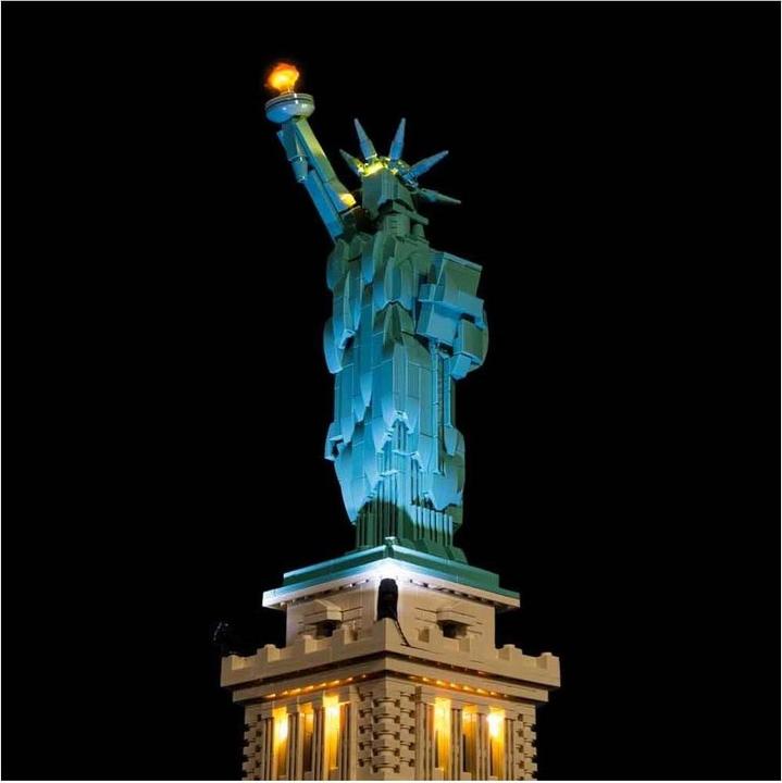 Actual product image Light my bricks LED Light Set for LEGO Statue of Liberty