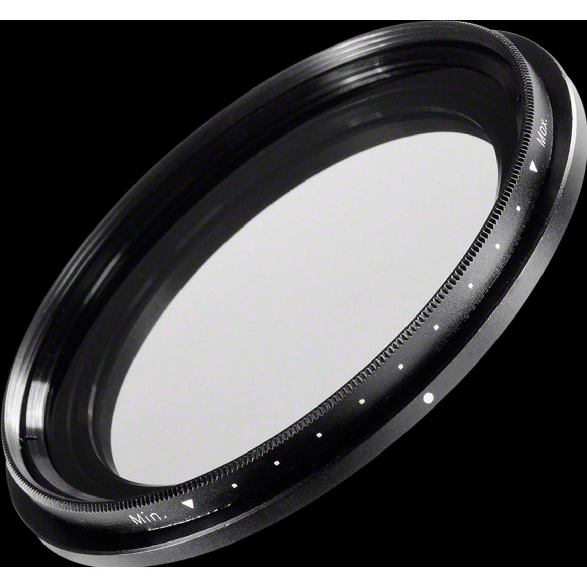 Walimex ND-Fader 52 mm +2 bis +8 Blenden (52 mm, ND- / Graufilter, 52 mm), Objektivfilter, Schwarz