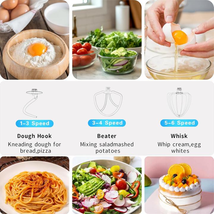 Image du produit Dobbor Küchenmaschine mit 7 Geschwindigkeiten (1500 W)