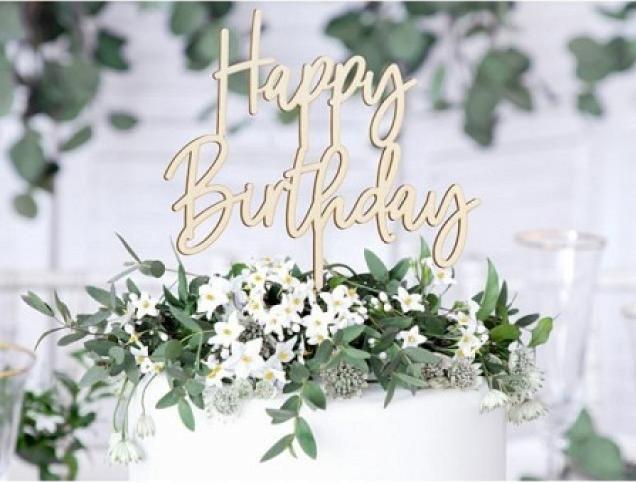 Actual product image Partydeco Happy Birthday (1 Piece)