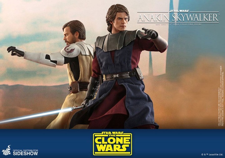 Immagine prodotto Hot Toys Star Wars: The Clone Wars - Figura esclusiva di Anakin Skywalker in scala 1:6