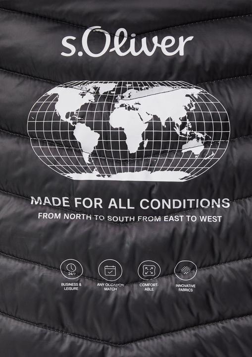 Image du produit S.Oliver Outdoor-Jacke Leichte Steppjacke mit sportiven Kontrastdetails | 360° Circular Vision (M)