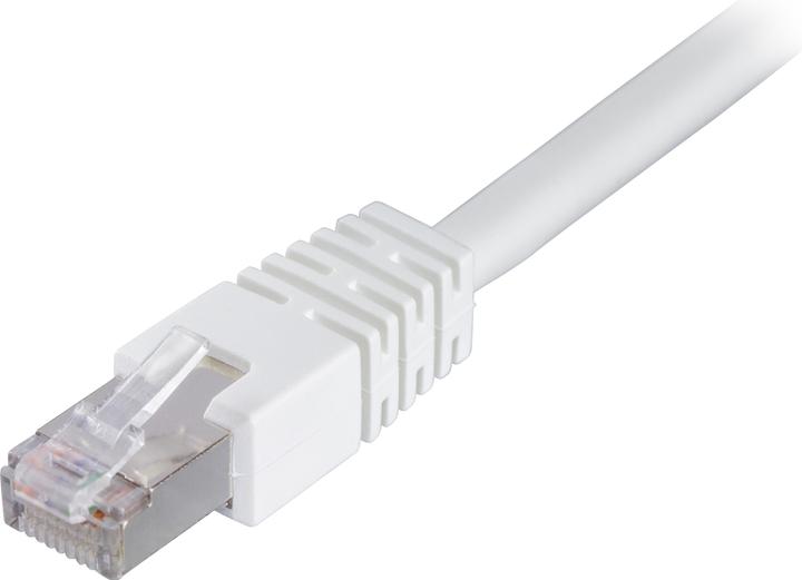 Actual product image Deltaco F/UTP Cat6 patch cable LSZH 0.7m vit (F/UTP, CAT6, 0.70 m)