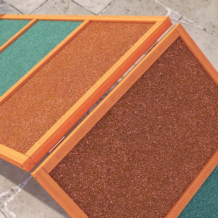 Immagine prodotto PawHut Hunde Agility Steg Tannenholz Orange (Destrezza)