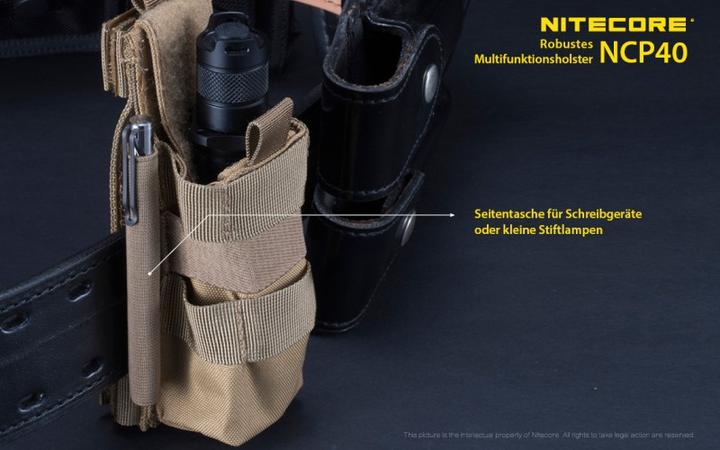 Produktbild Nitecore Nylonholster NCP40 - schwarz