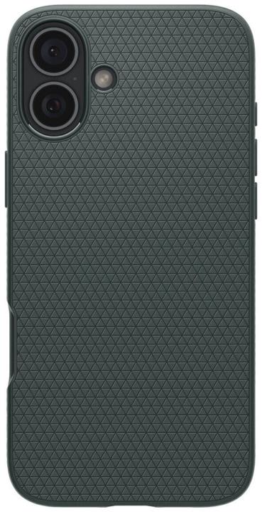 Actual product image Spigen Liquid Air iPhone 16 zielony/abyss green ACS08196 (Apple iPhone 16)