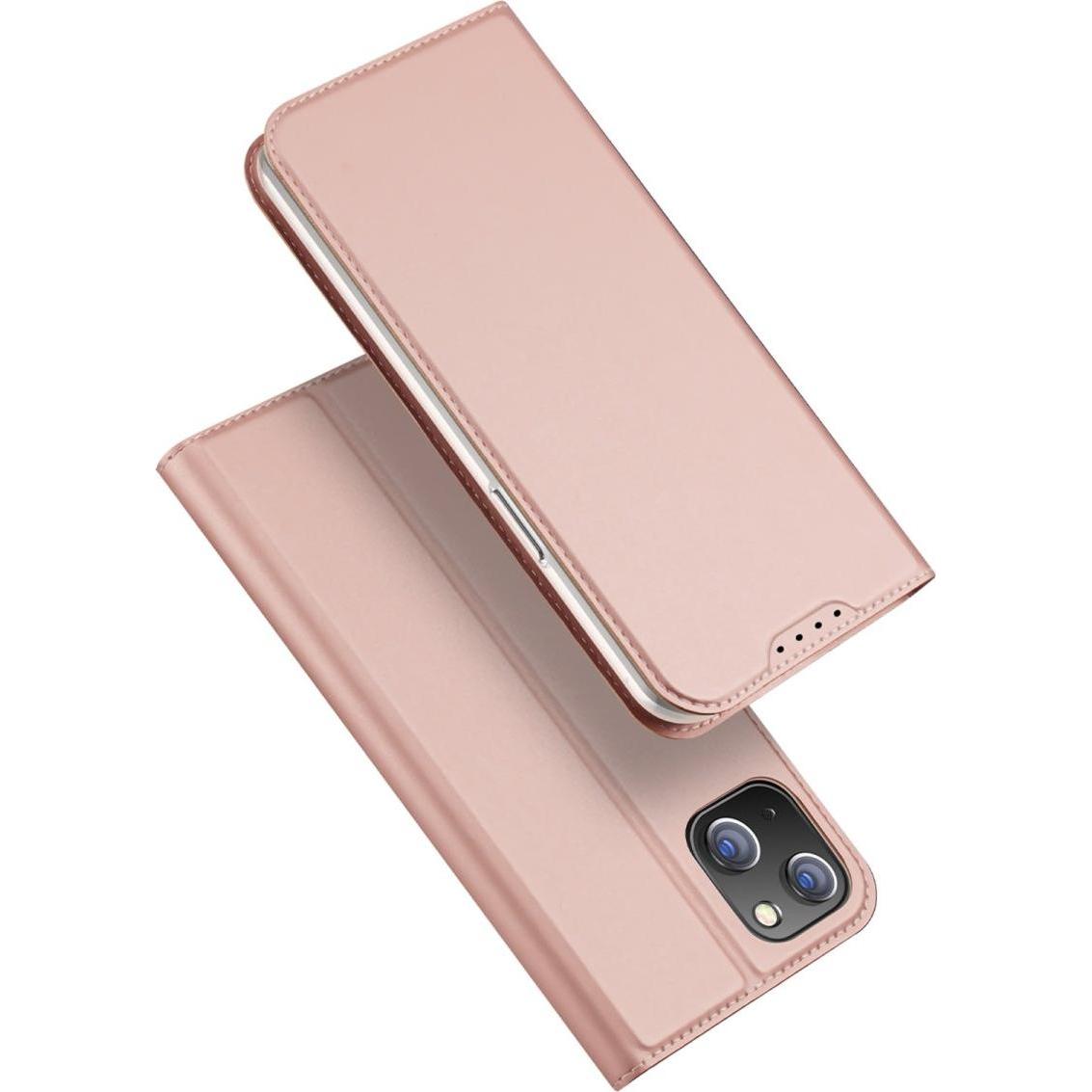 Dux Ducis Skin Pro Wallet Case for iPhone 15 Plus - Pink (Apple iPhone 15 Plus), Smartphone Hülle, Rosa