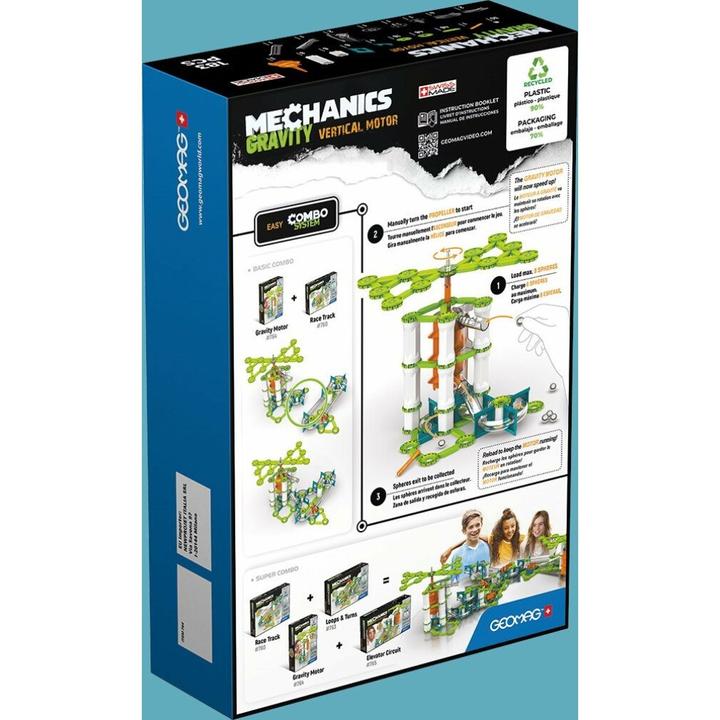 Actual product image Geomag Mechas Gravi RE Vertical Motor 183 delig