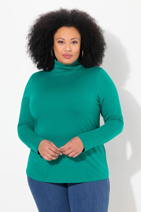 Produktbild Ulla Popken Shirt, Rollkragen, Slim, Langarm (62)