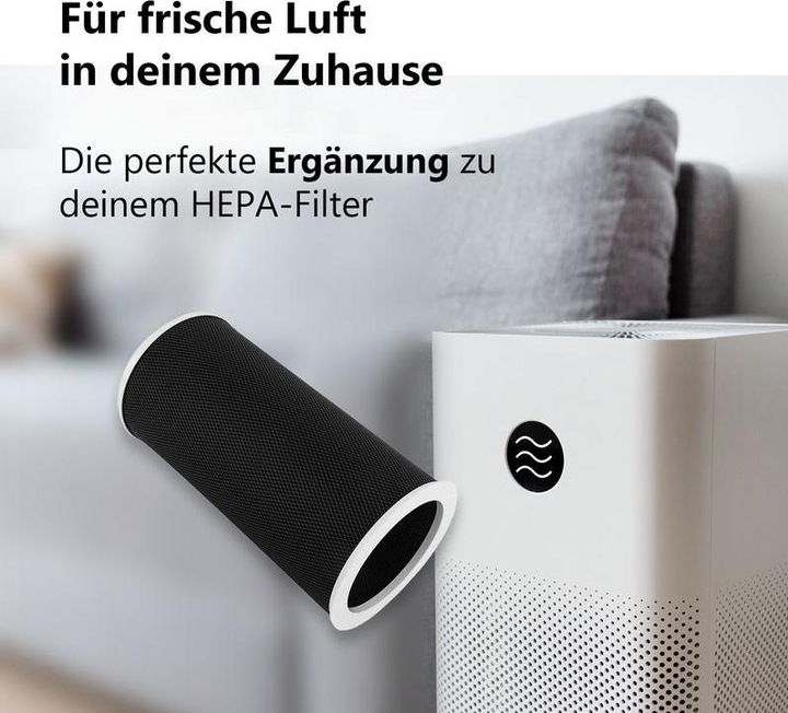 Immagine prodotto Hermex Filtro alternativo ai carboni attivi per il purificatore d'aria Xiaomi Mi 2 3 Pro (1 x)