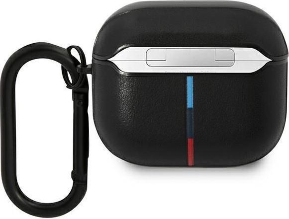 Produktbild BMW BMA322PVTK AirPods 3 gen cover czarny/black Leather Curved Line (Kopfhörer Tasche)