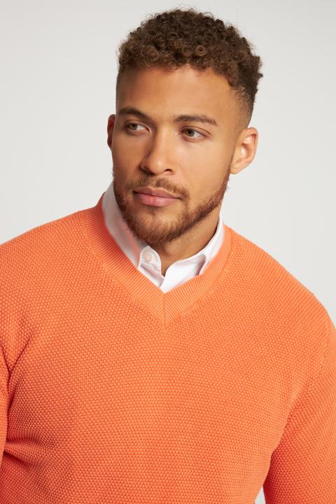 Produktbild JP1880 Pullover, stonewashed, V-Ausschnitt (4XL)