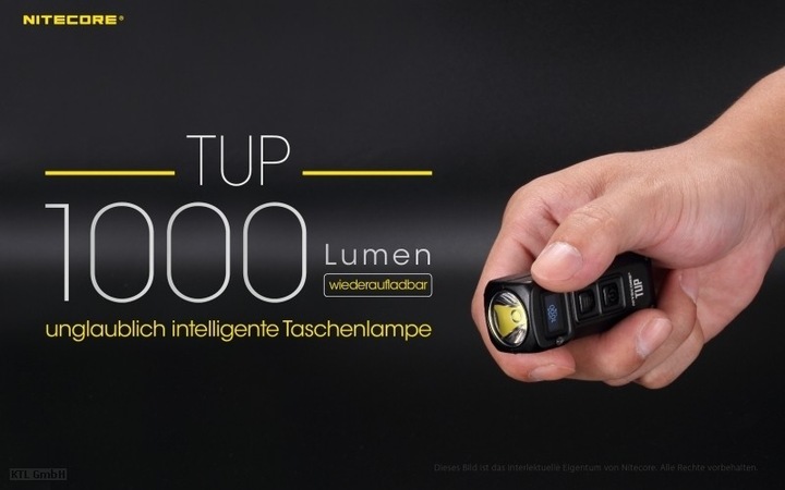 Actual product image Nitecore TUP - black (7.03 cm, 1000 lm)