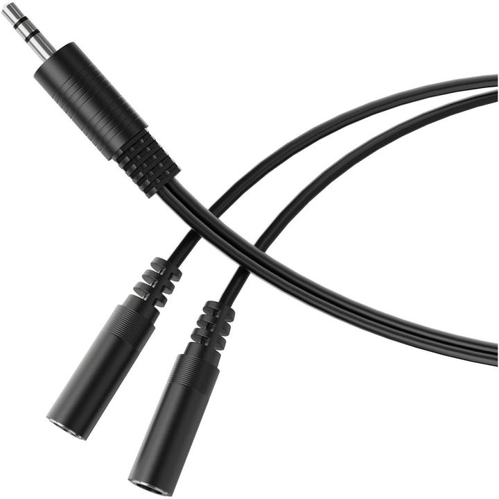 Produktbild HDgear Audio-Adapter Klinke 3.5 mm, male - Klinke 3.5 mm, female (Analog -> Analog)