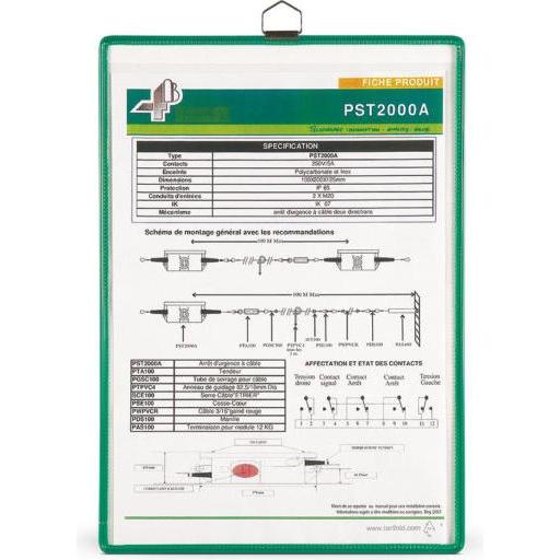 Thumbnail - Tarifold, Mappe, - Sichttaschen mit Metallaufhänger (A4, 5 x)