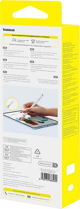 Actual product image Baseus Smooth Writing III Passive Stylus White