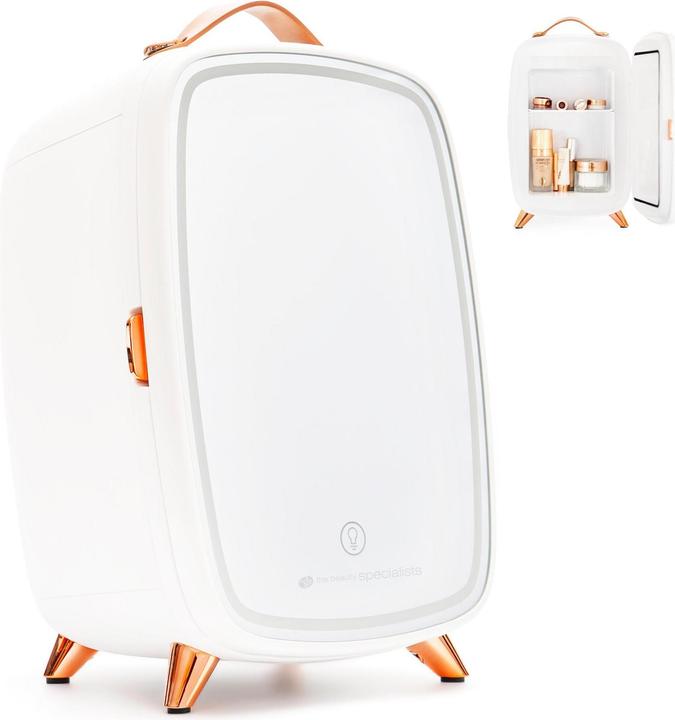 Actual product image Rio Beauty-Kühlschrank mit Spiegel FRBM Weiss