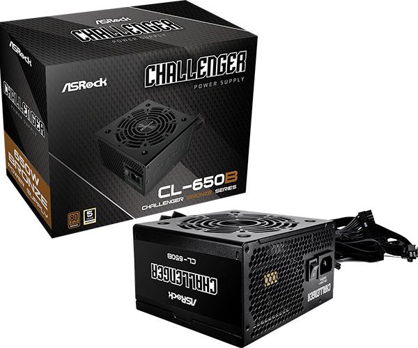 Produktbild AsRock Zasilacz CHALLENGER 650W 80 Plus Bronze (650 W)