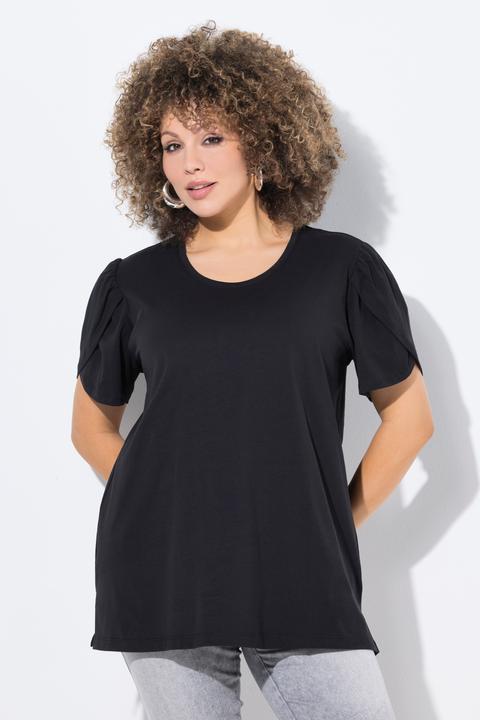 Actual product image Ulla Popken Draped Sleeve Tee (56)