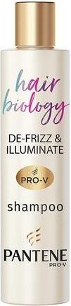 Produktbild Pantene Hair Biology De-Frizz & Illuminate (250 ml, Flüssiges Shampoo)