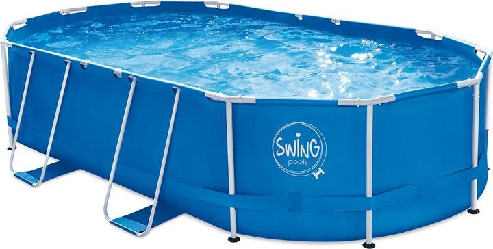 Swing ACTIVE FRAME OVAL POOL - 4.88 x 3.05 x 1.07 m, with accessories