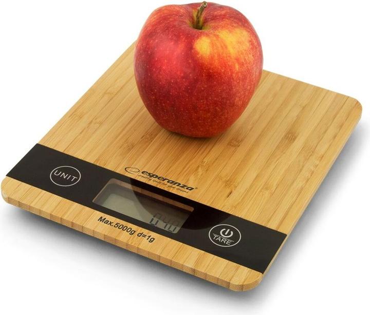 Esperanza EKS005 Elektronische Küchenwaage Bambus Tabletop Rectangle
