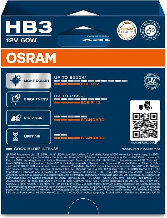 Immagine prodotto Osram Cool Blue Intense (HB3)