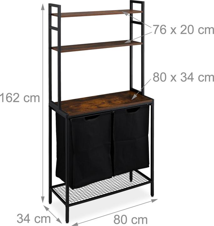 Produktbild Relaxdays Wäschekorbregal (49.50 l)