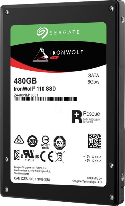 Actual product image Seagate IronWolf 110 (480 GB, 2.5")