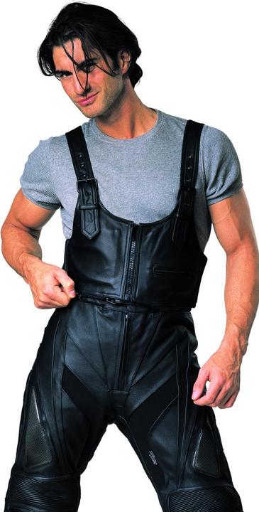 Produktbild iXS Hosenaufsatz Leather Zip schwarz 46D (Damen, 46)