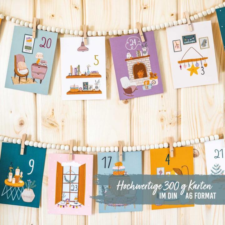 Actual product image Papierdrachen 24 postcards