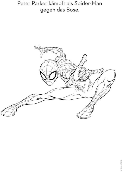 Actual product image Spider-Man: Superhero colouring fun