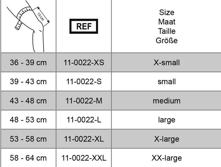 Produktbild BraceID Kniebandage mit seitlichen Gelenkschienen (L)