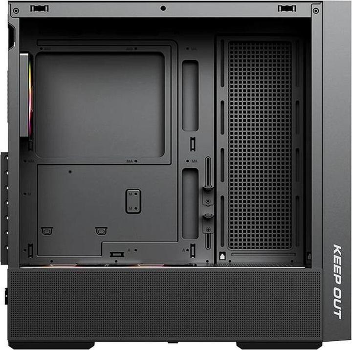 Actual product image Keep Out Gaming ATX Semi-Tower Gehäuse KEEP OUT KO XC-805 MESH ARGB USB3 Schwarz (ATX, ITX)