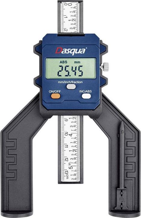 Image du produit Dasqua 2605-0015 Jauge de profondeur numérique avec aimant Plage de mesure : 0-80 mm, résolution