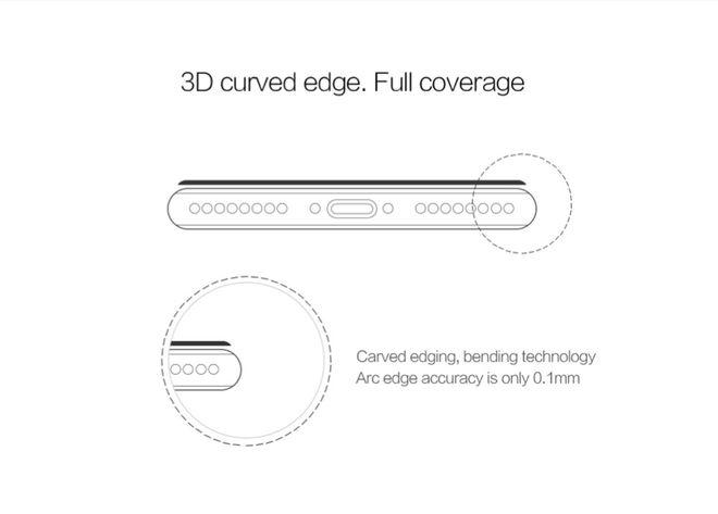 Produktbild Nillkin 3D CP+ MAX Series Schutzglas (1 Stk., Apple iPhone 7 Plus, Apple iPhone 8 Plus)