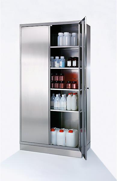 Image du produit kaiserkraft Armoire en acier inoxydable (100 cm, 195 cm)