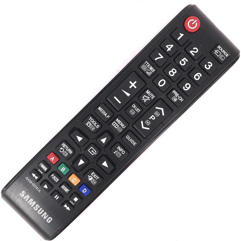 Thumbnail - Samsung Aa59-00741a (Gerätespezifische Fernbedienung, Infrarot), Fernbedienung, Schwarz