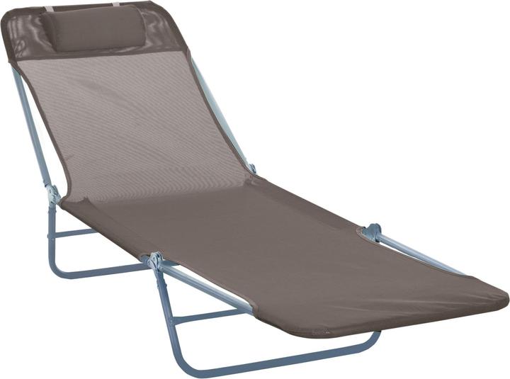 Image du produit Outsunny Chaise longue de jardin (182 cm)