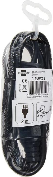 Image du produit Brennenstuhl Cordon d'alimentation (2 m, Type 13)